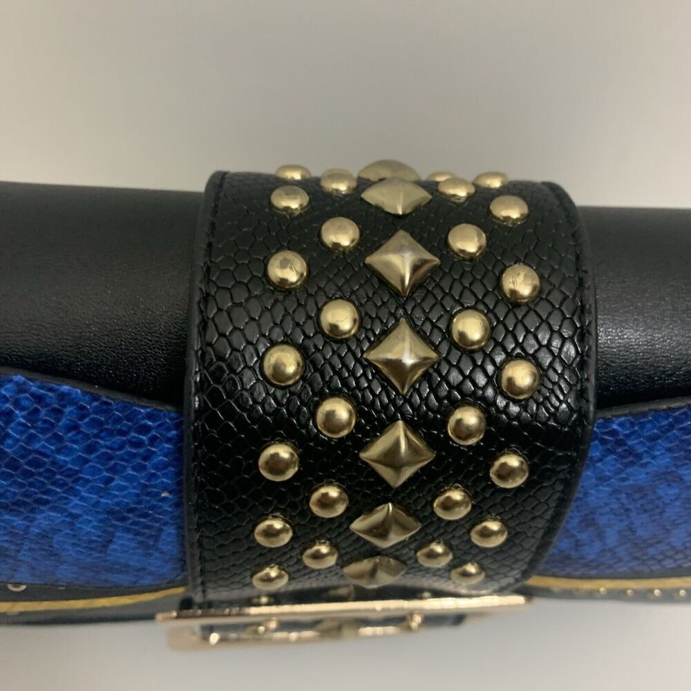 Multi-Layer Stacked Colored Handbag With Studs - … - image 5